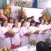 Thanh niên tu sĩ Cơ Quan PTGL trình diễn bài hát đạo