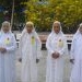 Chức sắc đón chào quan khách