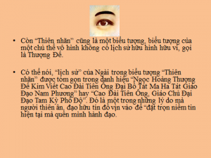 THƯỢNG ĐẾ ĐẾN KHAI MINH ĐẠI ĐẠO ĐÃ LÀ MỘT HI HỮU